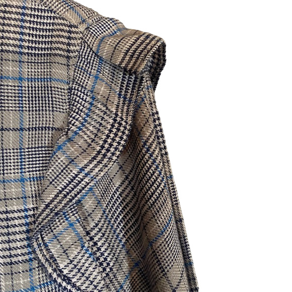 Treasure & Bond Women’s Gray Plaid Long Sleeve Button Down Shirt Size XS - Picture 8 of 11